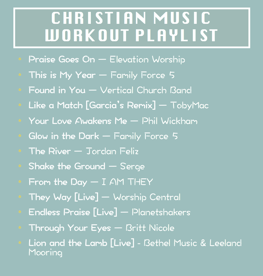 Christian Music Workout Playlist